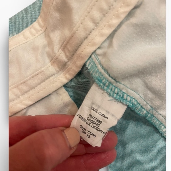 J. Crew Shorts Womens Size 00 Green City Fit Chino Casual Ladies - Picture 8 of 11